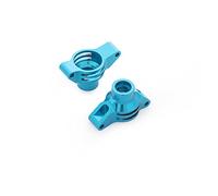 Vuzmode Ensemble de Direction en Alliage d'aluminium, Arbre d'entraînement en os de Chien, Joint d'hélice Vertical, for Tamiya, for châssis TT02 1/10 RC sur Voiture de Route Rc(Rear Upright Blue)