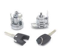 Vuzmode Ensemble de Serrure Complet Interrupteur d'allumage Serrure de Porte Avant Gauche, for Ford, for Fiesta, 2009-2013 8A6AA22050KG Cylindre de Barillet de Serrure de Porte avec clés