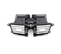 Vuzmode Ensemble de Sortie de Grille de Ventilation for climatiseur Central Gauche Droite, for, Classe E W212 2009-2012 E250 E300 Grille d'aération pour Voiture(Black Central)