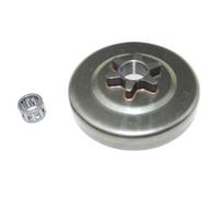 Vuzmode Éperon de pignon chaîne tambour d'embrayage, for Echo, tronçonneuse CS-370 CS-370F CS-400 CS-400F, for Shindaiwa, 402S A556000401 A556000400 Mécanisme d'embrayage pour tondeuse à gazon