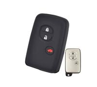 Vuzmode Étui de Protection en Silicone for clé à 3 Boutons, for Toyota, for Land Cruiser, Prado, Avensis IQ, for Corolla, Prius, Highlander, Yaris Étui pour clé de Voiture