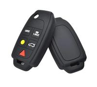 Vuzmode Étui en Silicone for clé de Voiture, télécommande sans clé, Coque de Protection for Porte-clés, for Volvo, XC90 S80 XC70 S60 V70 Étui pour clé de Voiture