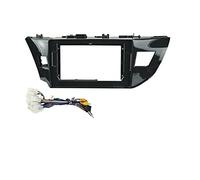 Vuzmode Fascia autoradio 10,1 Pouces 2Din, pour Toyota Corolla Levin (2013-2018), Cadre Double DIN Cadre du Panneau de Commande du Tableau de Bord(Frame and Cable)