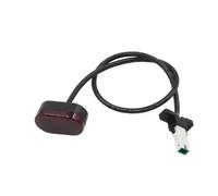 Vuzmode Feu arrière de garde-boue Scooter électrique, for Xiaomi, M365/M365 Pro, Support crochet, feu freinage avec vis, accessoires Pare-éclaboussures arrière pour scooter(Light Green)