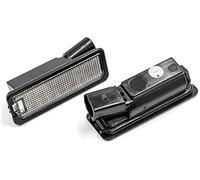Vuzmode Feu de plaque d'immatriculation à LED, for VW, Amarok, Passat, CC, Golf 7, Passat, B7/B8, Coccinelle, Polo, Scirocco, EOS, ensemble d'éclairage de plaque d'immatriculation blanc Ampoule de pla