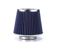 Vuzmode Filtre à air de voiture 65 76 mm Filtres remplacement d'admission d'air froid sport universel Pièces performance Filtre à air pour voiture(Blue 76mm)