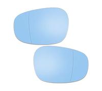 Vuzmode For BMW, 128i 328i M3 2001-2010 gauche droite paire miroir verre chauffé avec plaque de support côté rétroviseur Verre de remplacement de rétroviseur latéral de voiture(1pair)