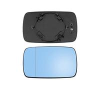 Vuzmode For BMW, E39 E46 320i 330i 325i 525i paire gauche droite rétroviseur latéral en verre avec plaque de support chauffante Verre de remplacement de rétroviseur latéral de voiture(1pcs Left Side)
