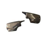 Vuzmode For BMW, E46 E39 320 325 328 330 525 528 530 Capuchon de rétroviseur latéral en fibre carbone hydro-trempé style klaxon Capuchon de protection d'aile de voiture