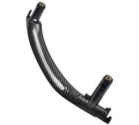 Vuzmode for BMW, F15 X5 2013-2018 revêtement d'habillage de poignée porte intérieure 51417292243 51417292244, for F16 X6 2014-2019 Poignée de panneau de porte de remplacement(Carbon Fiber-Left)