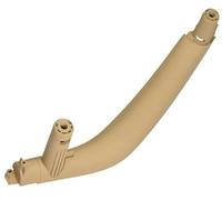 Vuzmode for BMW, F15 X5 2013-2018 revêtement d'habillage de poignée porte intérieure 51417292243 51417292244, for F16 X6 2014-2019 Poignée de panneau de porte de remplacement(Beige-Right)