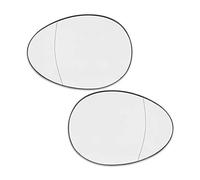 Vuzmode For BMW, for MINI, Cooper miroir verre chauffé avec plaque de support rétroviseur latéral 2007-2015 Verre de remplacement de rétroviseur latéral de voiture(1Pair)