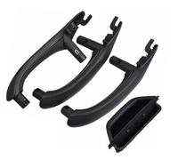 Vuzmode for BMW, poignée de porte intérieure gauche droite voiture panneau revêtement d'habillage, for X3 X4 F25 F26 2010-2016 51417248502 Poignée de panneau de porte de remplacement(LHD Black 4pcs)