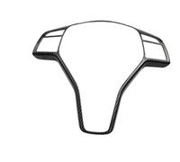 Vuzmode for, Classe E W212 2010-2015 Cadre de Bouton Volant Voiture en Fibre Carbone, décoration Style, Autocollants Couverture, Garniture Autocollant pour Volant(B Carbon Fiber Color)