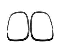 Vuzmode For F55 F56 F57 2014-2021 Cadre de feu arrière de police Garniture de phare Bague de garniture de lunette Entourage Couverture Anneau décoratif pour phare avant de voiture(Glossy Black Rear)