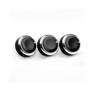 Vuzmode For Ford, for Focus 2 MK2 3 MK3 berline à hayon, for Mondeo, 3 pièces/ensemble bouton de commande de chaleur de climatisation bouton AC Bouton de climatisation(Schwarz)