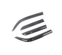 Vuzmode for Infiniti, FX35 FX37 FX50 QX70 2003-2016 Noir teinté Voiture fenêtre latérale visière évent auvents abris Pluie Garde Porte Pare-Vent Déflecteur de Vent pour Voiture(for FX35 37 50 09-12)