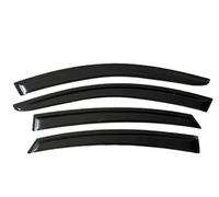 Vuzmode for Infiniti, FX35 FX37 FX50 QX70 2003-2016 Noir teinté Voiture fenêtre latérale visière évent auvents abris Pluie Garde Porte Pare-Vent Déflecteur de Vent pour Voiture(FX35 37 QX70 13-17)