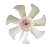 Vuzmode For Kubota, U20/u15 D1105 Moteur Lame de radiateur 4 trous 10 pales Pièce de rechange for pale de ventilateur for équipement lourd Pales de ventilateur de moteur d'excavatrice(7 Leaves)