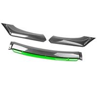 Vuzmode for Lexus, Kit de carrosserie becquet lèvre Pare-Chocs Avant Voiture séparateur Canard décoratif Largeur berline inférieure à 176 cm Séparateur Avant(Black Carbon Green)