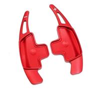 Vuzmode for Mercedes-Benz, for ABCE GLE Classe W176 W205 W246 C117 W218 Extension de levier vitesse volant voiture en aluminium 2 pièces Palettes de changement de vitesse pour voiture(BLACK Red)