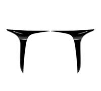 Vuzmode For TOYOTA, for Yaris Cross 2020 2021 2022 Feux de brouillard avant voiture Bandes lampe Garniture Couverture Autocollant Style Noir brillant Becquet de lunette arrière de voiture