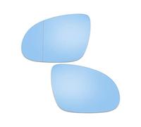 Vuzmode For VW, for EOS, for Passat 2006 2007 2008 2009 2010 paire gauche droite verre de rétroviseur chauffé avec plaque support latéral Verre de remplacement de rétroviseur latéral de voiture(1pair)