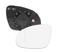 Vuzmode For VW, for Golf R32 2005 2006 Lapin Gauche Droite Paire de Verre Rétroviseur Chauffant avec Plaque Support Latéral Verre de remplacement de rétroviseur latéral de voiture(1pcs left side)