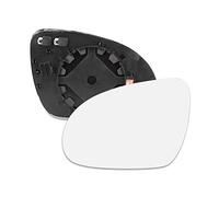 Vuzmode For VW, for Golf R32 GTI Verre de rétroviseur chauffé avec Plaque Support latéral 2005 2006 2007 2008 2009 2010 Verre de remplacement de rétroviseur latéral de voiture(1pcs left side)