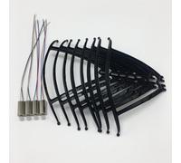 Vuzmode Garde-hélice à bras pliable Moteurs Engrenages de moteur S173, for MINI, RC Drone Quadcopter Pièces rechange Bras de fixation pour moteur quad(Purple)