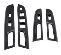 Vuzmode Garniture de bouton lève-vitre, couvercle commutateur, panneau d'accoudoir porte, for Subaru, WRX STI 2015-2020 LHD, garniture commande fenêtre Cache pour interrupteur de lève-vitre de voiture