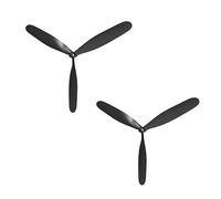 Vuzmode Hélice à 3 pales for Volantex RC, 2 pièces for 761-11 BF109, 761-12 Spitfire 761-13 P40 400mm 761-15, for Avion RC Zero, 400mm Hélices de Remplacement(P7611107 2pcs)