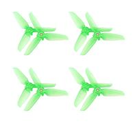 Vuzmode Hélice de Couleur à dégagement Rapide, Lame Palette, pièce Rechange Ventilateur d'aile, for Drone DJI FPV Drone 9 Pouces à hélice bipale(Green 4 Pair)