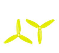Vuzmode Hélice PC à 3 pales 5042 5x4,2x3, for Drones RC FPV Racing Freestyle 5 Pouces 2205 2306 Drone 9 Pouces à hélice bipale(2Pairs Yellow)