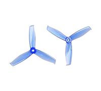 Vuzmode Hélice PC à 3 pales 5x5,5x3, for Drones RC FPV Racing Freestyle 5 Pouces Drone 9 Pouces à hélice bipale(2Pairs Blue)