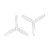 Vuzmode Hélice PC à 3 pales 5x5,5x3, for Drones RC FPV Racing Freestyle 5 Pouces Drone 9 Pouces à hélice bipale(2Pairs Clear)