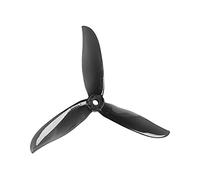 Vuzmode Hélice PC à 3 pales 5x5x3, 4 Paires, for Drone RC FPV Racing Freestyle 5 Pouces 4s 6S Drone 9 Pouces à hélice bipale(4Pairs Black)