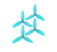 Vuzmode Hélice PC à 3 pales T2.5X2.5X3, for Drones canalisés Cinewhoop RC FPV Racing Freestyle 2.5 Pouces Drone 9 Pouces à hélice bipale(4Pairs Blue)