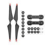 Vuzmode Hélice Pliante à Palette en Nylon et Fiber de Carbone CW/CCW, avec Pince, Accessoires Drone for Plantes agricoles, for DJI T30, 3820 Drone 9 Pouces à hélice bipale(Orange 1 Pair Set)