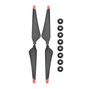 Vuzmode Hélice Pliante à Palette en Nylon et Fiber de Carbone CW/CCW, avec Pince, Accessoires Drone for Plantes agricoles, for DJI T30, 3820 Drone 9 Pouces à hélice bipale(Orange 1 Pair)