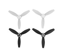 Vuzmode Hélices à pales en Plastique Noir/Rouge CW/CCW RC for Drone Parrot Bebop 2, 4 pièces Drone 9 Pouces à hélice bipale(White)