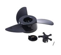 Vuzmode Hélices de Bateau à Moteur à 3 pales, Moteur électrique Hors-Bord, for Haibo ET34 ET44 ET54 2020 kit d'hélices pour Bateaux
