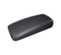 Vuzmode Housse d'accoudoir de voiture en tissu for Hyundai, Tucson (2014, 2015, 2016, 2017), protection console centrale, accessoires d'intérieur Housse pour accoudoir de voiture(Black-grey-leather)
