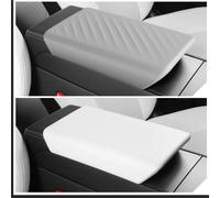 Vuzmode Housse d'accoudoir en TPE for Tesla Model Y, Juniper X3 (2025), accessoire for couvercle de console centrale Housse pour accoudoir de voiture(Ms-x Black-tpe)
