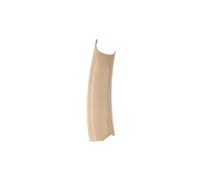 Vuzmode Housse de protection for poignée porte intérieure voiture, for BMW X3, X4 F25 F26 2010 2011 2012 2013 2014 2015 2016 Couvercle de poignée de porte intérieure(Left Beige)