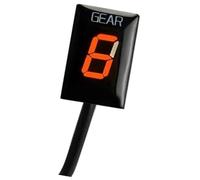 Vuzmode Indicateur de vitesse et rapport engagé for moto, compatible avec les modèles Vz1500 Intruder, Vz 1500 Boulevard M90 (2014) Indicateur de position de vitesse de moto(BLACK Orange)