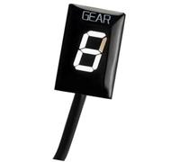 Vuzmode Indicateur de vitesse et rapport engagé for moto, compatible avec les modèles Vz1500 Intruder, Vz 1500 Boulevard M90 (2014) Indicateur de position de vitesse de moto(WHITE)