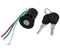 Vuzmode Interrupteur d'allumage à 3 Fils de sécurité for Moto avec 2 clés de Remplacement Interrupteur de démarrage du véhicule