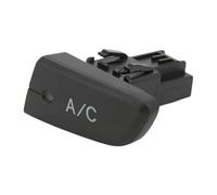 Vuzmode Interrupteur de climatisation à bouton-poussoir, longue durée de vie, compatible avec le capuchon 6554kx, for Citroën C1 2005-2014 Capuchon de bouton de climatisation de voiture