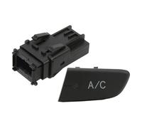 Vuzmode Interrupteur de climatisation avec bouton poussoir 6554kx, remplacement for C1 2005-2014 for 107 2005 Capuchon de bouton de climatisation de voiture